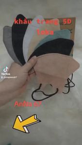 SET 300 CHIẾC Khẩu trang 5D Loka mask - AnNa