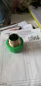 măng sôngnối ren ngoài nhựa PPR phi 40 dùng hàn nhiệt
