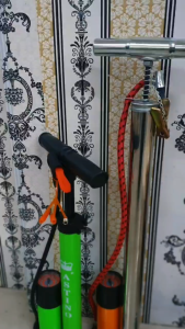 Pompa Astino Ban Tabung Meter SepedaMotor Mobil Bola Manual Murah Kompa Angin Tangan Pompa Angin