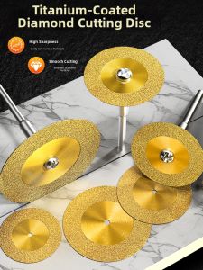 HONGQISHI | Titanium Coated Diamond Cutting Disc for Glass Jade Ceramic