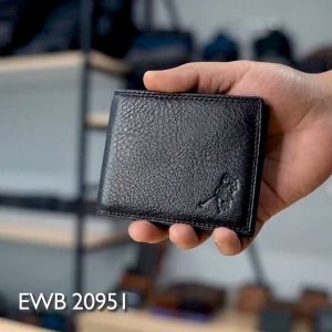 Euro Polo Top Grain Leather Bi-Fold RFID Blocking Wallet For Men - EWB 20951/20952/20953