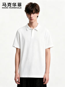 Mark Fairwhale | American Fashion Brand Splicing Mens Casual Summer Polo Shirt