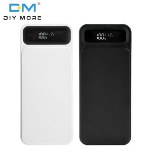 diymore DC5/6/7/8/9/10/11/12V Adjustable Mobile Power Sleeve Charging Power Case 8pcs 18650 Battery Pack Removable Solder-free