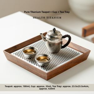 TUOTU | Pure Titanium Tea Pot For Home Use