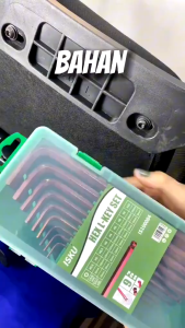 ISKU Kunci L Bintang Set Panjang 9 Pcs/Kunci L Set T10-T50 Kunci L Long Torx Key Hex Key Set