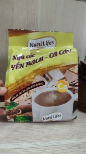 Combo 2 gói ngũ cốc yến mạch cacao Nutri lffes mỗi gói 400g cung cấp năng lượng hỗ trợ tim mạch và tiêu hóa