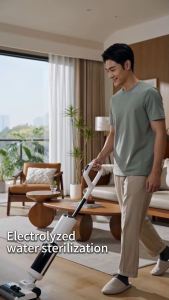 Vacuum Cleaner Cordless Wet & Dry Vacuum Mop 180° Lie-flat Floor Cleaner 20000Pa Power Suction Pets Friendly