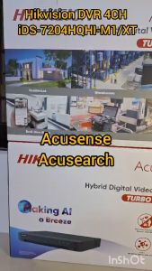 Hikvision DVR 4 Channel 2 Way Audio iDS-7204HQHI-M1/XT Acusense