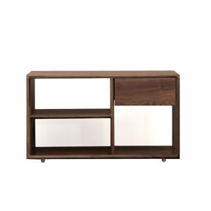 Living Room Sofa Side Table Side Cabinet Side Cabinet Solid Wood Corner Table Side Cabinet Narrow High Cabinet Storage Cabinet Light Luxury and Simplicity Modern Storage Rack