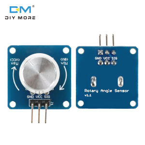 diymore DC 3-5.5V Rotation Angle Sensor Module Knob Switch Adjustable Resistance Potentiometer Switch Module