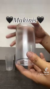 UNIDAS  ( PLASTIC SUPPLIER)5pcs or 10pcs Transparent plastic frosted cup