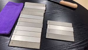 Batu Asahan Pisau Asahan Pengasah Pisau Sharpening Stone Bahan Batu Grit Emery