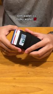 Wallex 1 Pop Up Slim RFID Blocking Wallet Airtag