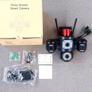 camera 4 mắt yoosee ngoài trời F56 3 khung hình xem