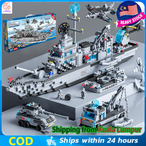 Block-1442 PCS Building Blocks Toys for Boys Aircraft Carrier Model Toys Birthday Gifts for Boys