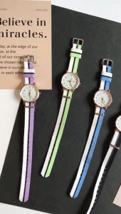 Jam Tangan Wanita Analog Alice Strap Nilon: Gaya Fashion Korea