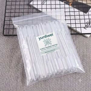 Plastic Pipettes 3ml Transparent Transfer Pipette Droppers Epoxy Resin Casting Scientific Experiment Liquid Extraction Yunliwei
