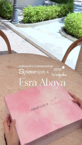 Rizka Hijab X Windyerlisa - Esra Abaya Set Khimar Bandana anti UV