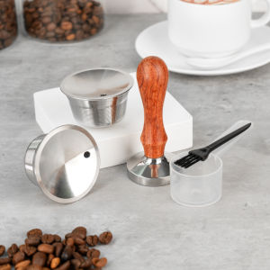 ถ้วยกาแฟแบบรีฟิลเข้ากันได้กับรุ่น Dolce Gusto ฝักกาแฟแบบใช้ซ้ําได้อุปกรณ์เสริมเครื่องชงกาแฟ