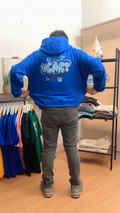 Ashall.sky Hoodie Distro Pria Zipper Boxy Motif Weart Warna Benhur Pria Wanita Tebal 28Gsm