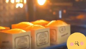 PG2200 ฮอกไกโดคัพเค้ก 6x6x6 cm ชีสเค้ก 50 ใบ สำหรับอบขนมปัง ถ้วยกระดาษคราฟท์ทรงสี่เหลี่ยม