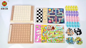 Bộ Trò Chơi Bàn Cờ Nhiều Trò (7/8 Hoặc 15 Trong 1) – Board Game Đa Năng Cho Bé & Gia Đình