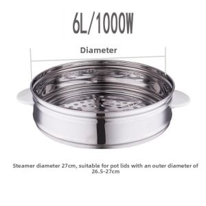 YUYOU | Commercial Large Capacity Stainless Steel Steamer