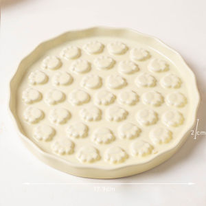 Ceramic Slow Feeding Dish Cat Bowl Dog Tray Wet Food Bowl Anti-Choking Lick Food Pet Supplies Dog Bowl Universal Pet Feeder