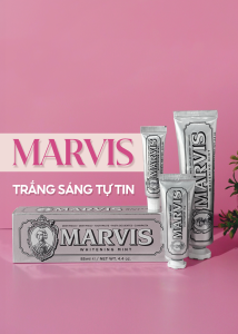 Kem đánh răng Marvis (75ml/85ml) - Hàng chính hãng - Nhiều mùi vị đến từ châu Âu mang hương thơm ngất ngay