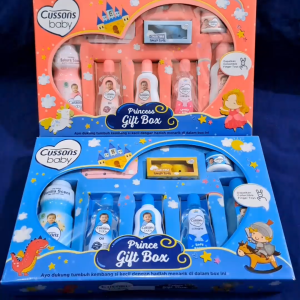 Cussons Baby Gift Box - Biru - Paket Hemat perlengkapan bayi SNI