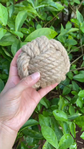 Banh Dây Thừng Gai - Dây cotton -Banh Xơ Dừa – Đồ Chơi Gặm Răng Bền Giúp Làm Sạch Răng Chống Cắn Phá đồ đạc