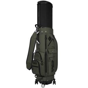 PGM GOLF | Hard Shell Extendable Waterproof 4-Wheel Golf Bag