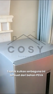 COSY Taplak Kulkas Cover Kulkas / Alat Penutup Kulkas Motif Bagus Alas Kulkas Taplak Kulkas Serbaguna