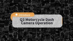 VSYS Q3 Motorcycle Camera OLED Screen Wired Controller support TPMS  Parking Recording GPS High Speed WiFi Motorbike Dash Cam Video Recorder Full Waterproof Mini Host Motorcycle Dashcam - Lazada