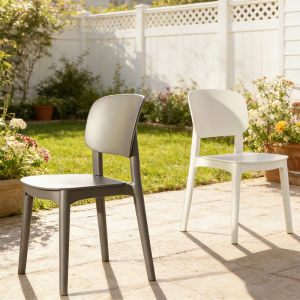 ​​FairCraft​​ Nordic Chair Plastic Chair Dining Chair Coffee Chair Study Chair Multi-Color Candy Chair