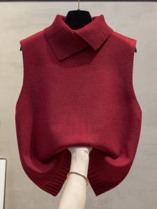 JIANDIYA | Knitted Vest Blouse Loose Wearable Sweater Jacket