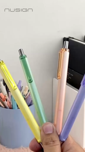 Deli NuSign NS562 Bullet Tip Retractable Gel Pen 0.5mm – Custom Personalized Engrave