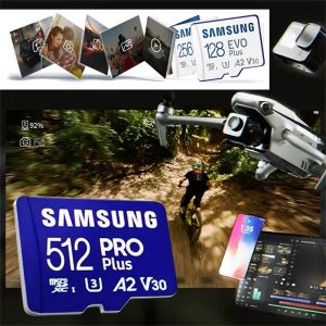 Samsung Original Micro SD Memory Card C10 TF SDxC 128GB 256GB 512GB U3 4K Suitable For Mobile Phones Drone Cameras