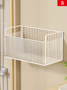 Bathroom Dedicated Wall-Mounted Storage Basket No-Drill