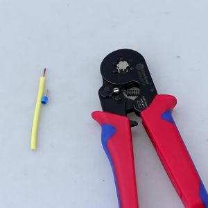 HSC8 10-6 Ferrule Crimping Pliers - Professional Cold Press Insulated Terminal Crimper for Household DIY & Electrical Repairs