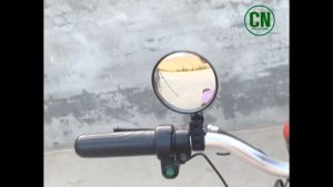 กระจกจักรยานทรงกลม แบบสายรัด ขนาด 8 cm มุมกว้าง คมชัด ขนาดใหญ่ กว่าเดิม หมุนได้ พร้อมส่ง ( 1 ชิ้น )