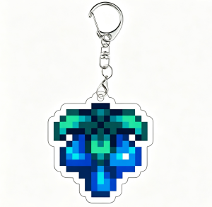 Bandai | For Stardew Valley Acrylic Keychain Junimo Keyring Anime Cartoon Bag Pendant Decoration Accessories Game Key Ring Birthday Gift