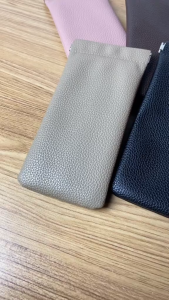 Sunglasses storage bag automatic closing sunglasses bag portable glasses protection box sun visor cover