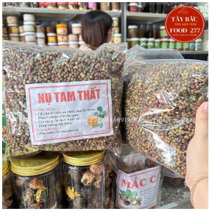 ( MUA LẺ - SỈ  GIÁ GỐC ) Nụ Hạt Tam Thất Bắc (1kg ) - Giúp ngủ ngon giải tỏa căng thẳng stress huyết áp cao  mỡ máugan nhiễm mỡđẹp da giảm tiểu đường ngừa lão hoá mất ngủ kinh niên ) -Tây Bắc Food 277