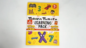 4 Books Learning Pack English Spelling Maths Times Tables For Kids Age 7+