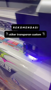 100pcs Sticker Custom Nama Piring Sendok Botol Barang Perabotan Stiker Transparan UV Waterproof Timbul Label