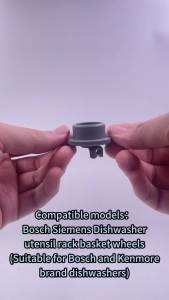 Dishwasher Utensil Rack Basket Wheels For Bosch For Neff For Siemens For Kenmore Dishwasher Parts 12pcs Wheels Accessories