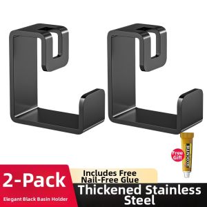 TUOMIU | Wall Mounted Pot Rack No Drilling