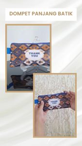 Dompet Batik Panjang Souvenir Aneka Acara Pernikahan Terima Kasih Ulang Tahun Gaji Duka Cita