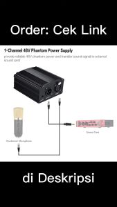 COD TaffSTUDIO Mikrofon Kondenser Studio Mic XLR with Shockproof Mount - BM-800 / mikrofon youtuber vlog suara jernih menarik keren klasik tren viral konten karaoke rekaman podcast paling di cari menangkap suara bising live streaming anti getar terbaik